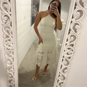 Alexis Yvonna Lace Halter Dress